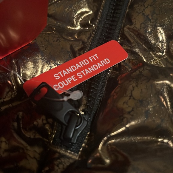 NEW The North Face Bronze Metallic Puffer In Style  Jacket - Picture 6 of 7